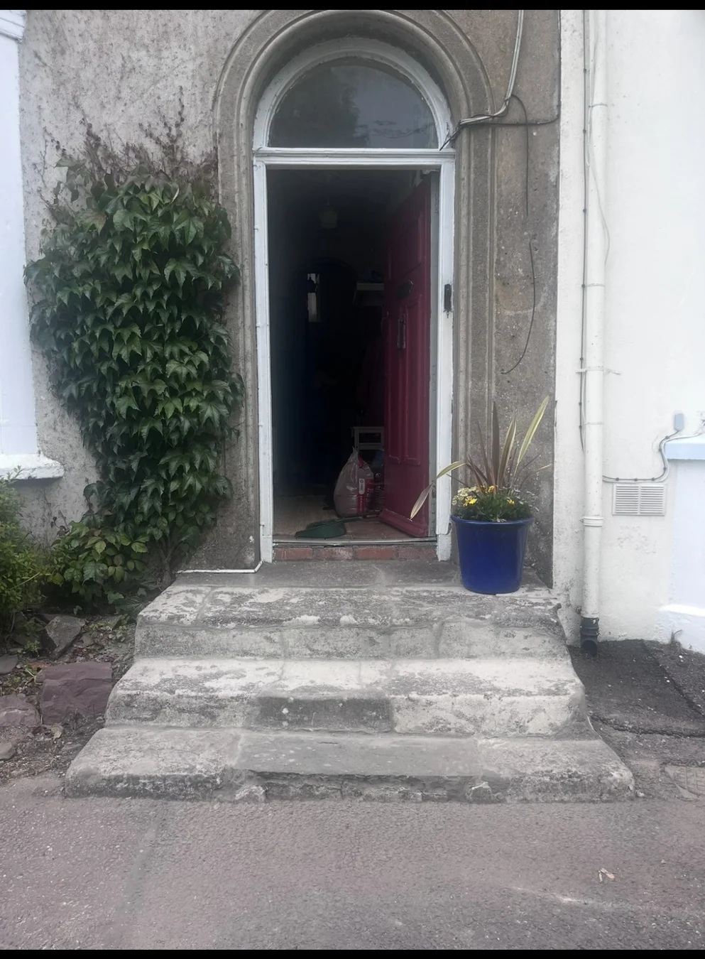 Front Entrance Steps — after photograph