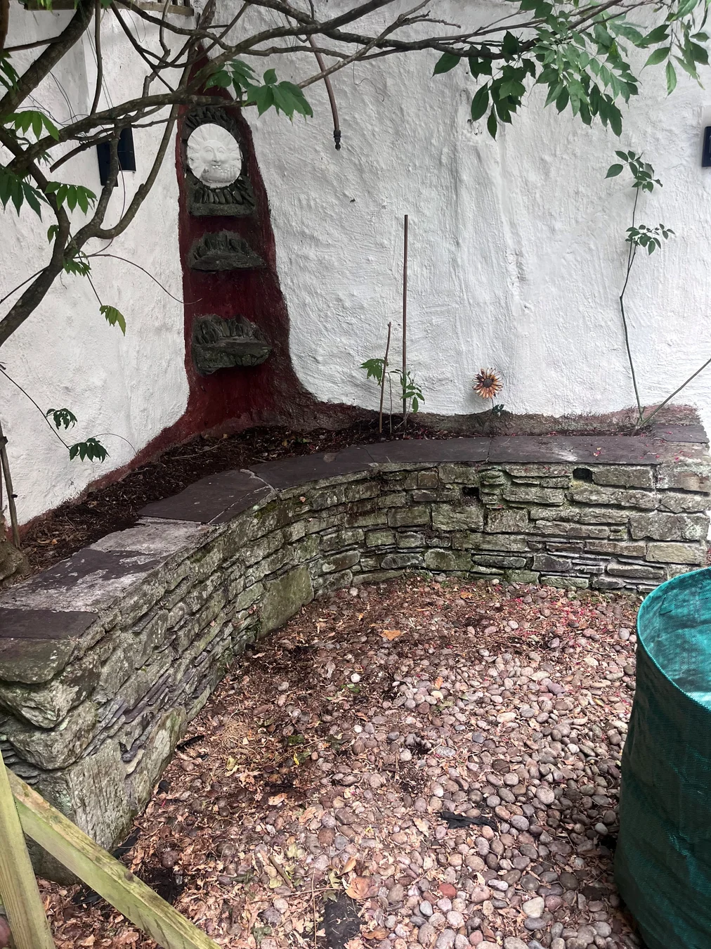 Courtyard Walls — after photograph