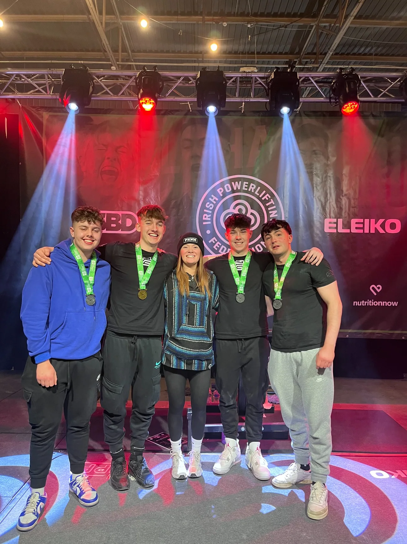 Powerlifting photograph: At the Irish championships