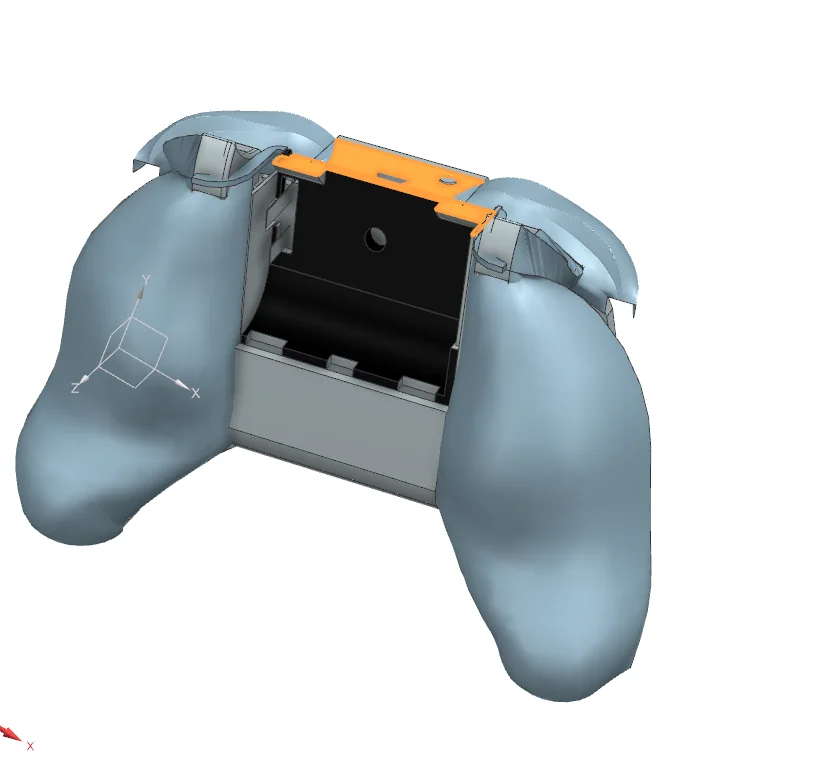 Assembled controller geometry in Siemens NX