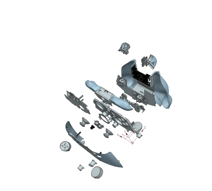 Team-created exploded assembly view
